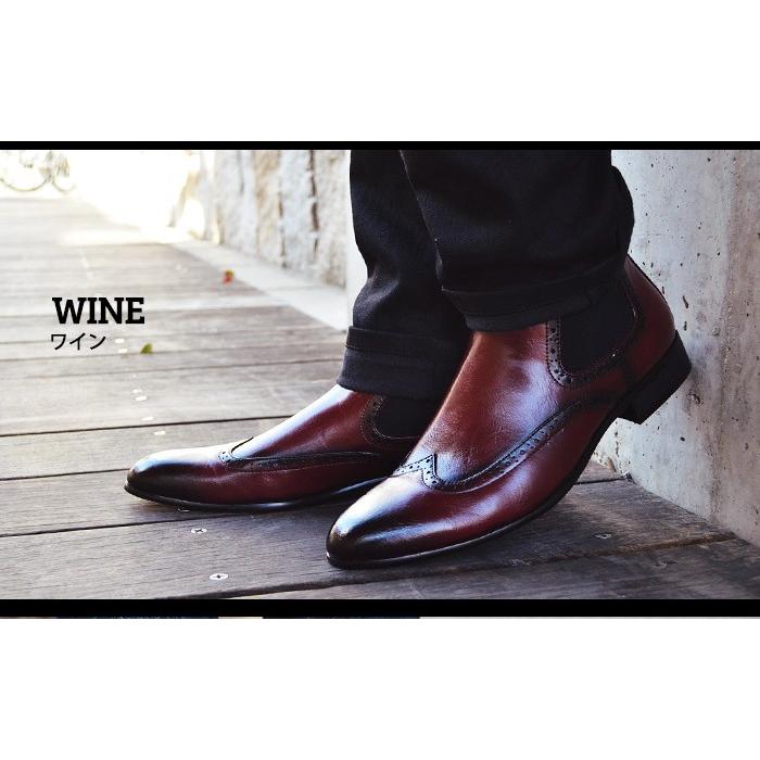 ムートンブーツ　サイズ9 日本サイズ27.0cm 牛革　ワークブーツ　メンズ メンズ ブーツ サイドゴアブーツ メンズブーツ ショートブーツ