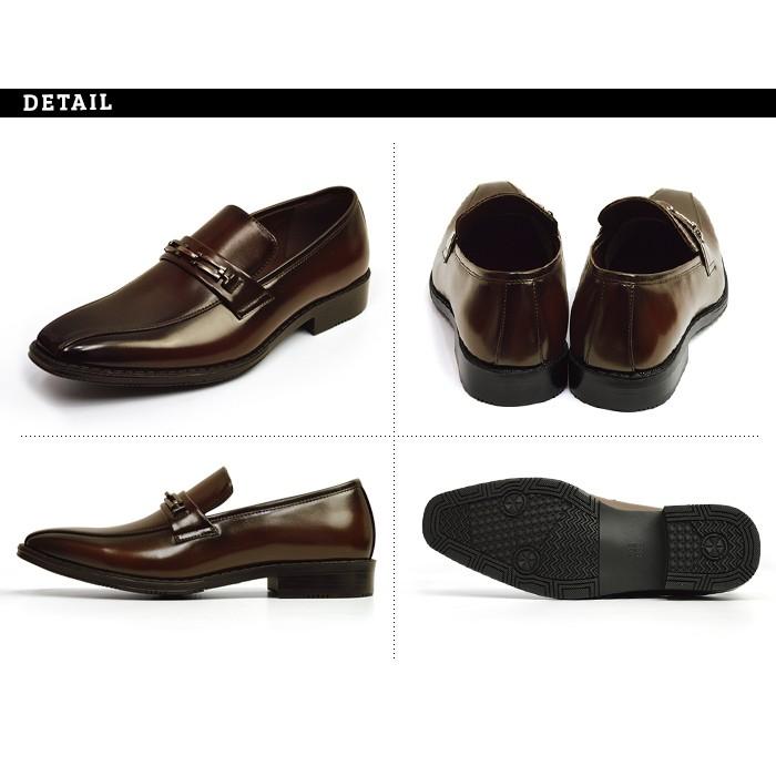 ビジネスシューズ ビジネス メンズ 幅広 3EEE 防滑 ローファー メンズシューズ ビット スリッポン 革靴 ロングノーズ 脚長 紳士靴 靴【★】