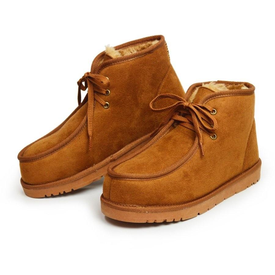 靴 メンズ ワークブーツ チャッカブーツ ブーツ ムートンブーツ