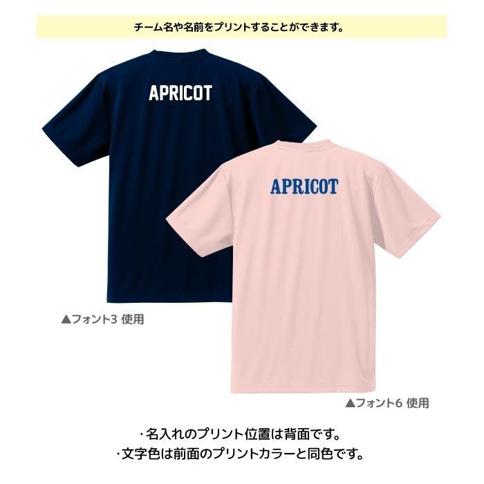 【名入れ】PTA バレーボール Tシャツ ウェア 練習着 チーム クラブ V501｜apricot-uns｜14