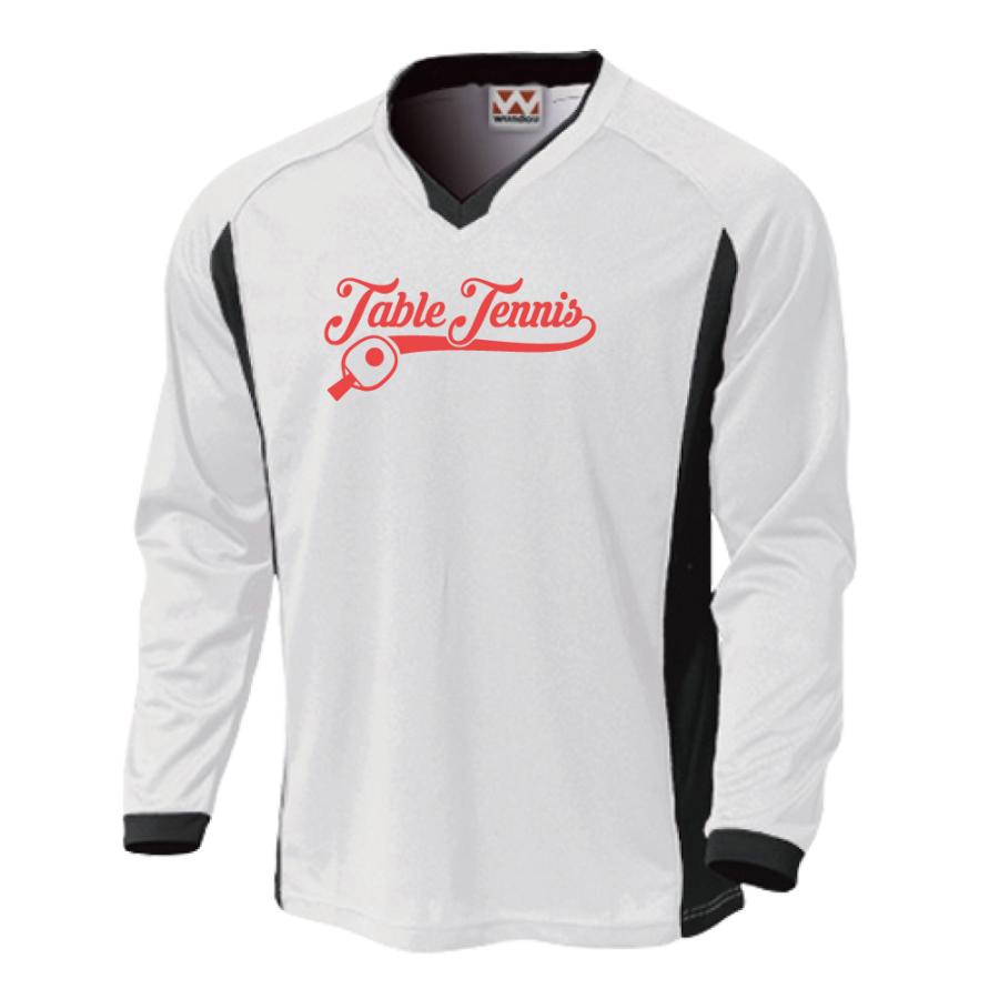卓球 長袖 ロングスリーブ ドライ 練習着 チーム クラブ 全11色 T702