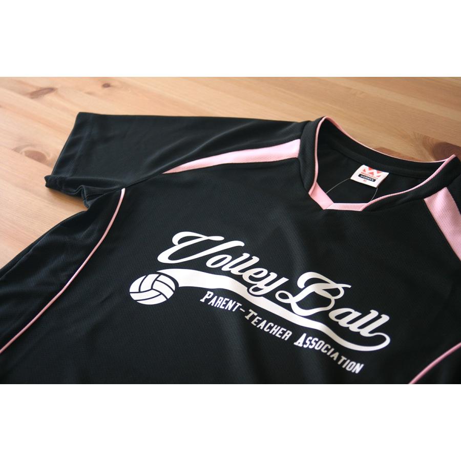 バレーボール Tシャツ プラクティス ウェア 練習着 PTA チーム クラブ