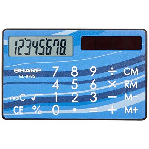 シャープ 電卓 EL-878S-X カード・クレジットカードタイプ｜apricotgood｜02