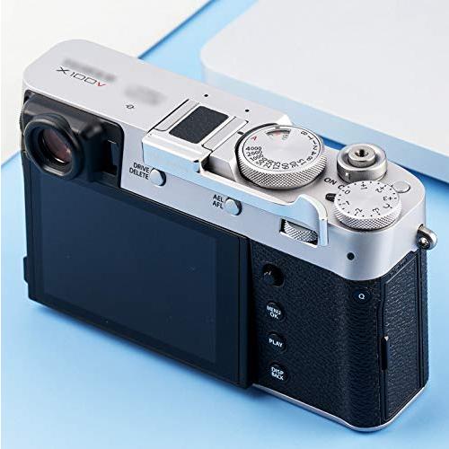 JJC 金属 サムグリップ サムレスト Fujifilm Fuji X100VI X100V X100F X-E4 X-E3 カメラ適用 装着簡単 カメラホールド感を高める 銀｜apricotgood｜08