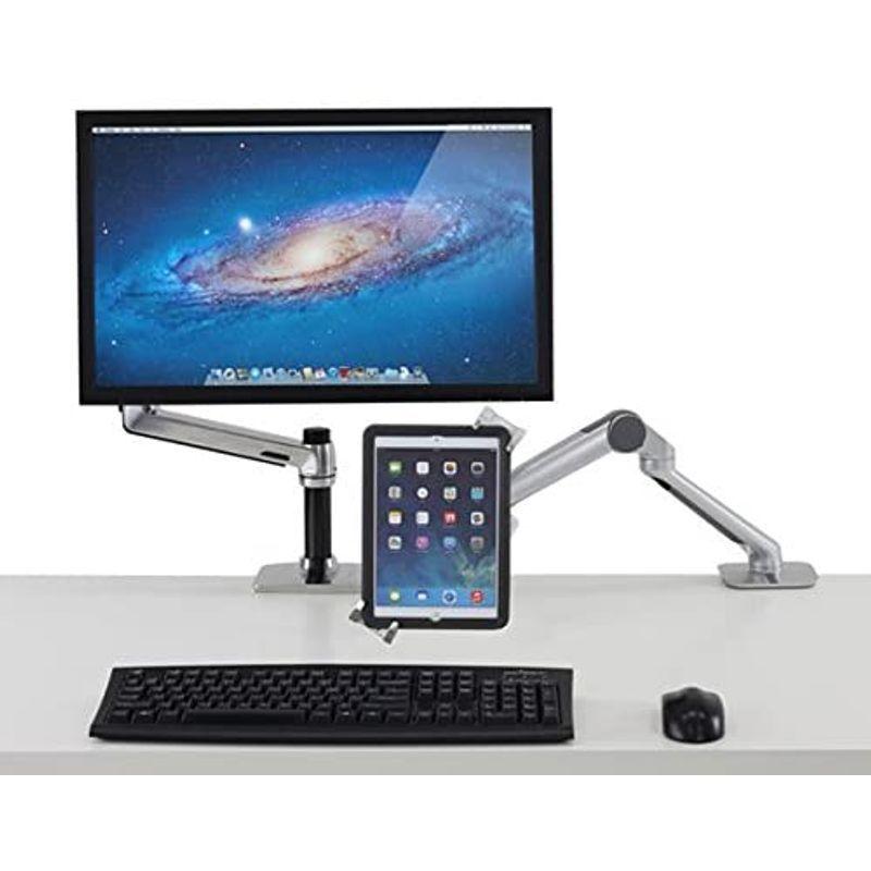 エルゴトロン タブレット用クレードル 施錠付き 7.9~13インチ(2.3kg)まで対応 45-460-026 3kg タブレット用クレードル 施錠付き 13インチ まで対応 サイズ