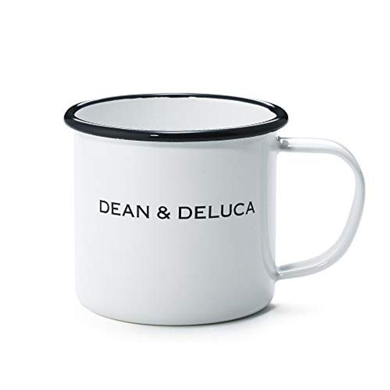 DEAN  DELUCA ホーローマグカップ ホワイト 240cc 食器 コップ 琺瑯 アウトドア ピクニック キャンプ コーヒー 直径8