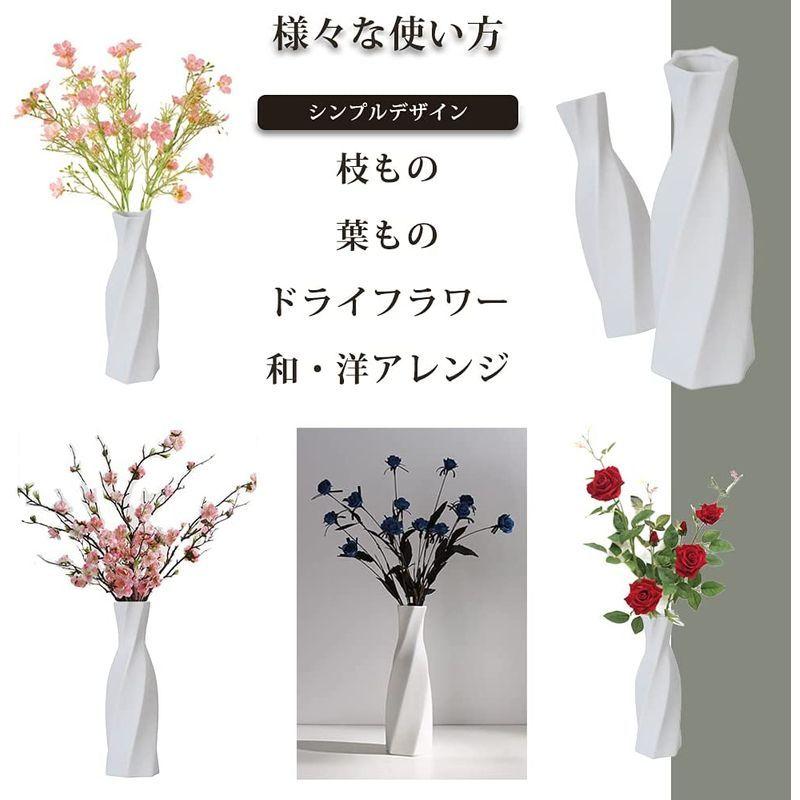 花瓶 陶器 白 フラワーベース おしゃれ 北欧 長い セラミック つや消し 大きい 26cm スワン April Store 通販 Yahoo ショッピング