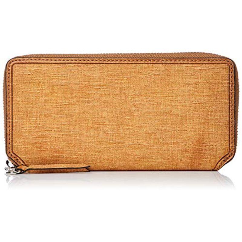 ソラチナ ラウンドファスナーロングウォレット バベル イタリアンレザー パスケース付 イエロー