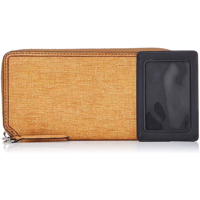 ソラチナ ラウンドファスナーロングウォレット バベル イタリアンレザー パスケース付 イエロー あり ラウンドファスナーロングウォレット バベル イタリアンレザー パスケース付 イエロー