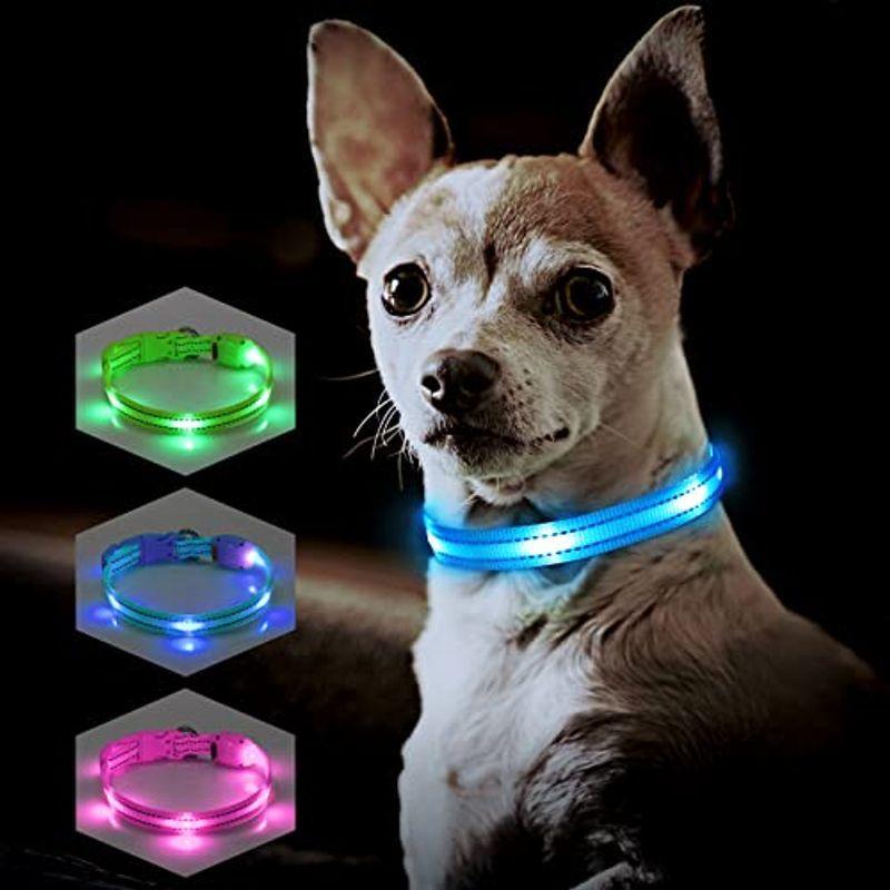 Pzrlit 光る首輪 小型犬 散歩 夜 ライト Led Usb充電式 サイズ調整可能 ペット 犬 光る首輪 安全反射光 夜 ペット首輪 April Store 通販 Yahoo ショッピング