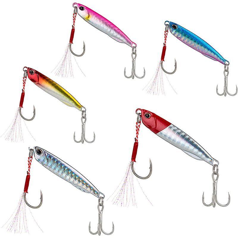 メタルジグ ルアー 釣り具 イナダ カツオ コスパ 夜釣り セット おすすめ 抜群 タコ イカ 5個セット g 30g A く日はお得