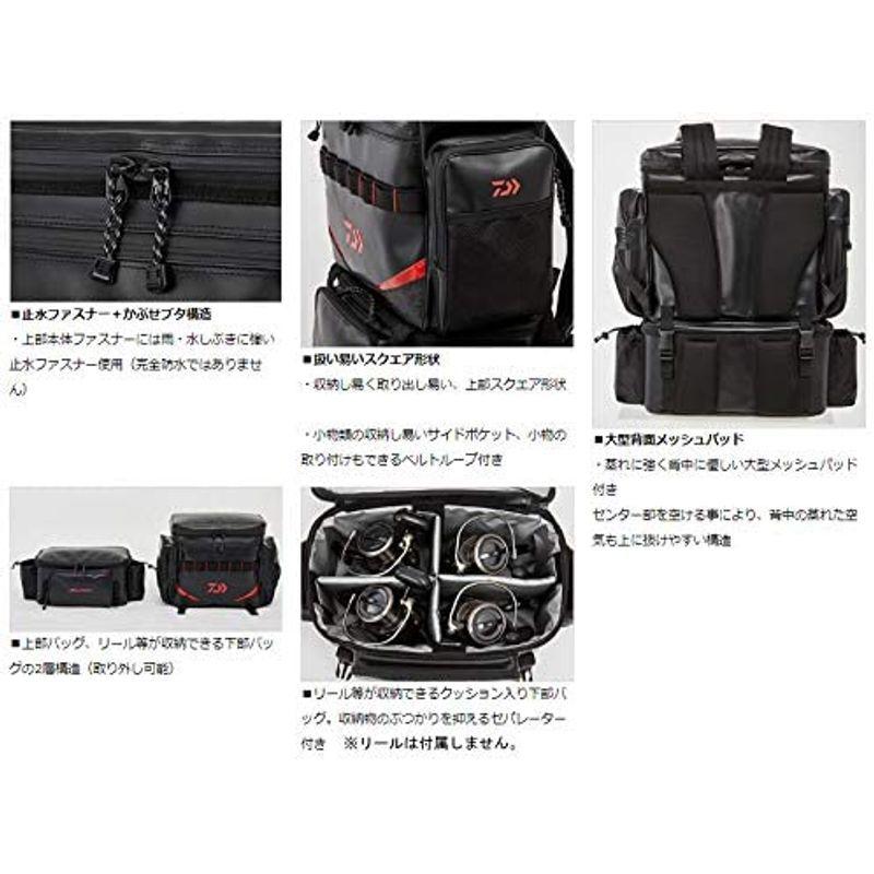 ダイワ(DAIWA) システマサーフバッグ L(E) ブラック ブラック DAIWA システマサーフバッグ
