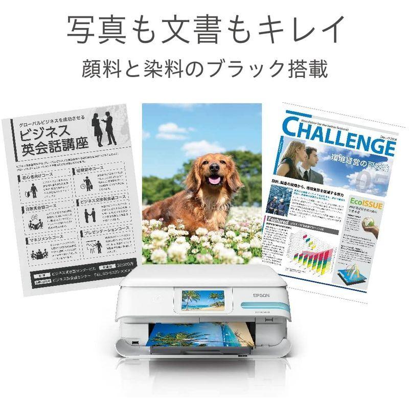 エプソン プリンター エコタンク搭載 A4カラーインクジェット複合機 EW-M754TW1 2021年モデル 写真用紙スクエア 20枚入 ド