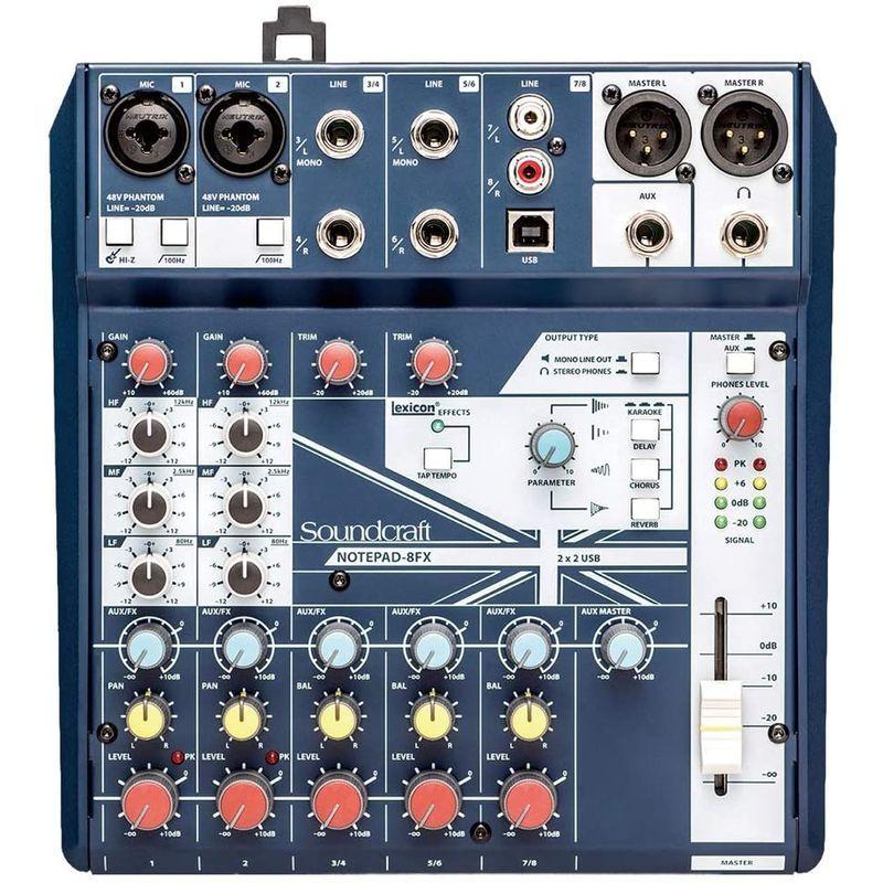 Soundcraft Notepad-8FX ミキサー Notepad 8FX ミキサー