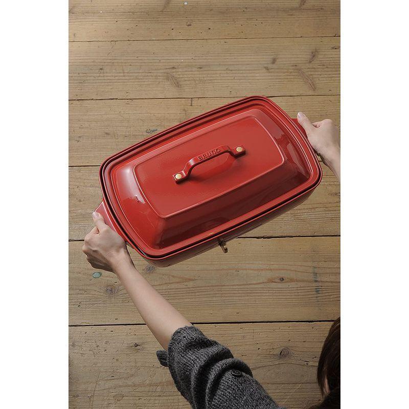 新品本物】【新品本物】BRUNO ホットプレートグランデサイズ BOE026-RD