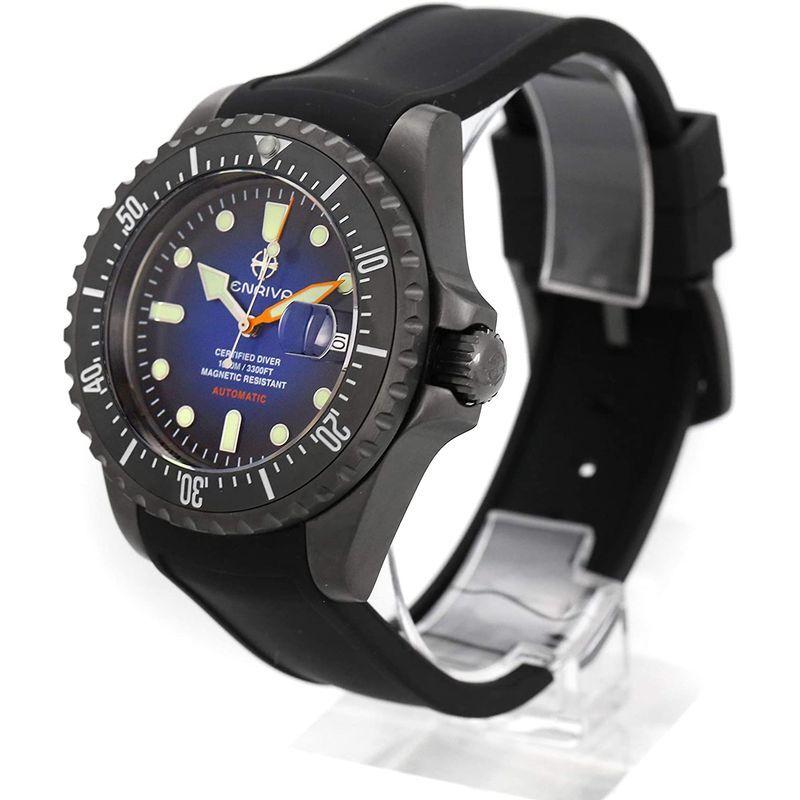 ENRIVA ダイバーズウォッチ 逆回転防止ベゼル(セラミック) 自