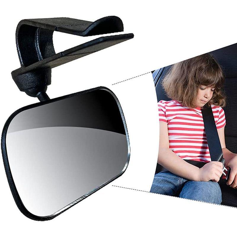 ベビーミラー 車用 90mm 55mm 360度回転 インサイト ベビー ミラー 大視野ミラー 後ろに向かず子供の様子を 確認 日本未発売 ベビー