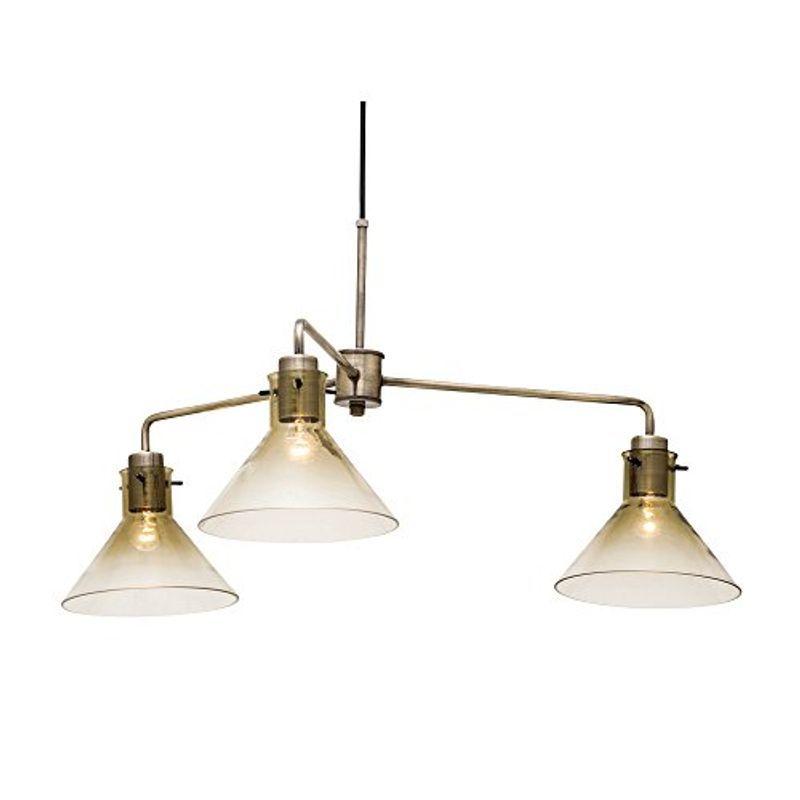 ペンダントライト 3灯 LED電球付属 Horatio 3 - ホラティオ3 - アンバー 4.5畳~6畳 LT-2001AM インターフォ