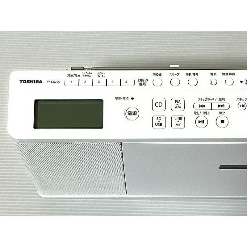東芝 SD/USB/CDラジオ TY-CX700 :20220505060616-00506:April store 