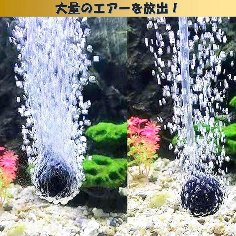 Exduct エアストーン エアーポンプ 個 セット 直径2cm 細かい泡 小型 エアーストーン 熱帯魚 アクアリウム 酸素 水耕栽培 セール品
