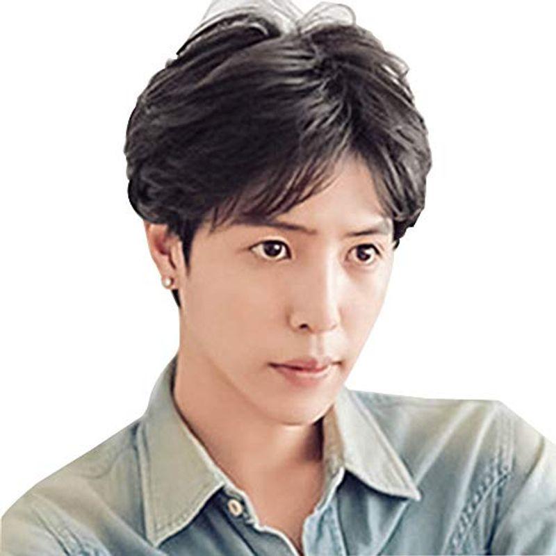 Nicehair 100 人毛 フルウィッグ メンズ ウィッグ かつら ショート 短髪 ファッション ゆるふわ 自然 原宿 ネット付き 通気 Sale 68 Off