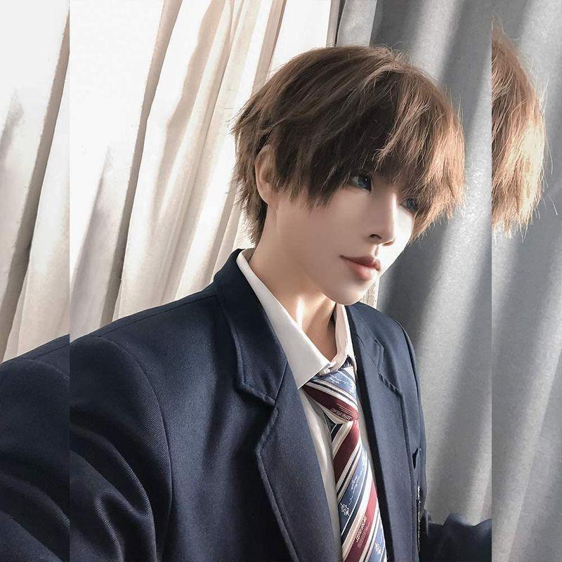 最大94 Offクーポン カイリサ Kailisa フルウィッグ ウィッグ かつら ショート メンズ 男装 ファッション ゆるふわ 自然 原宿 耐熱 ネット付き Lasvaguadas Com