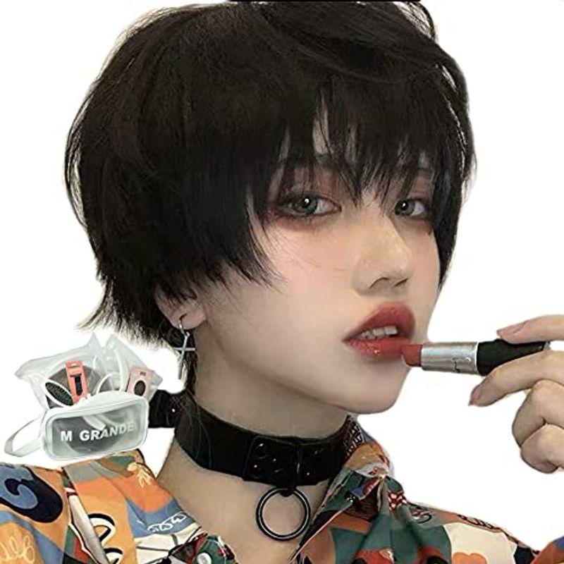 April Storeエムグランデ プレミアム ウィッグ 現役トップスタイリスト監修 6点セット かっこいい クール メンズ かつら Wig ショート イケメン 正式的