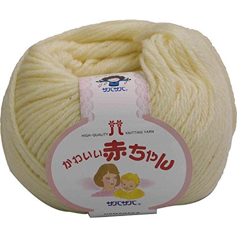 ハマナカ かわいい赤ちゃん 毛糸 並太 Col 3 クリーム 系 40g 約105m 22 April Store 通販 Yahoo ショッピング
