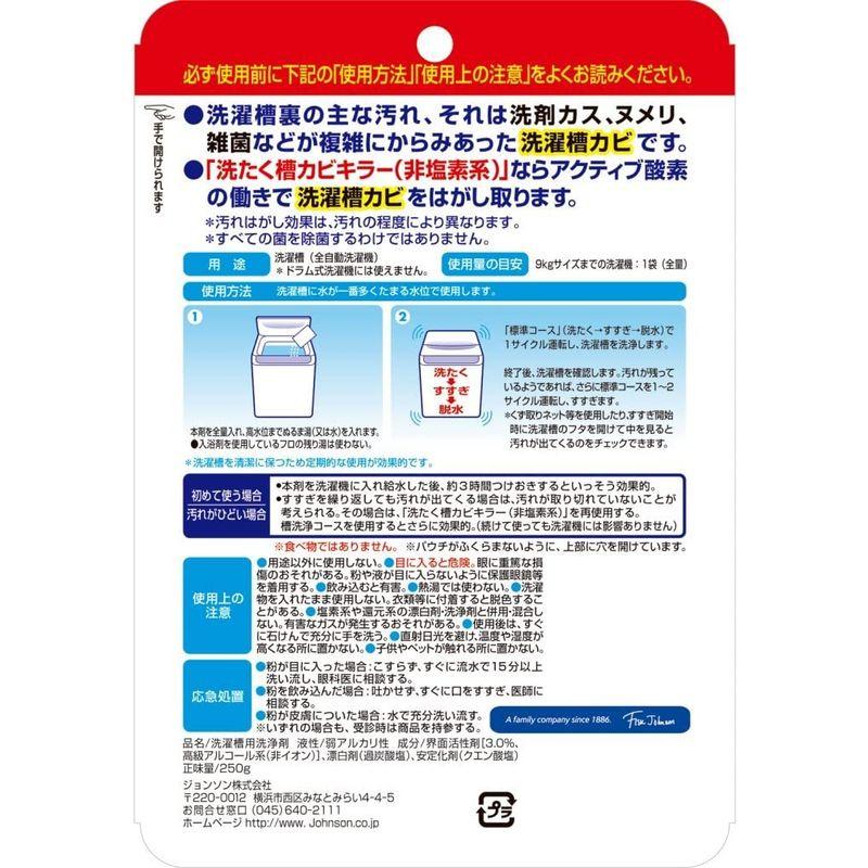 カビキラー 洗たく槽クリーナー アクティブ酸素で落とす洗たく槽カビキラー 酸素系粉末タイプ 250g|april-store|02