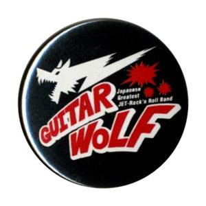 GUITAR WOLF（ギターウルフ）：ウルフイラスト 缶バッジ/32mm【小物