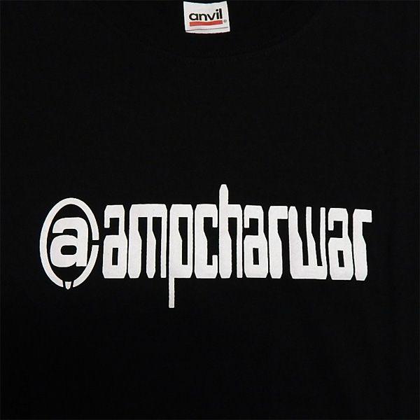 ampcharwar（アンプチャーワー）：Tシャツ/ブラック×ホワイト/メンズ【ファッション バンド Tシャツ】｜aprilfoolstore｜03