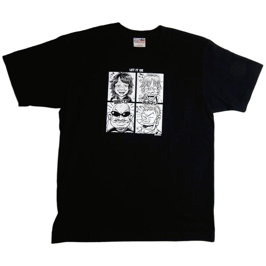 オナニーマシーン：オナマシ×銀杏BOYZ 「LET IT GE」Tシャツ/メンズ 