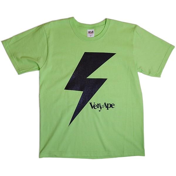 Very Ape（ヴェリーエイプ）：「カミナリBOY」Tシャツ/キーライム/メンズ＆レディース（キッズ）【ファッション バンド Tシャツ】 | anvil