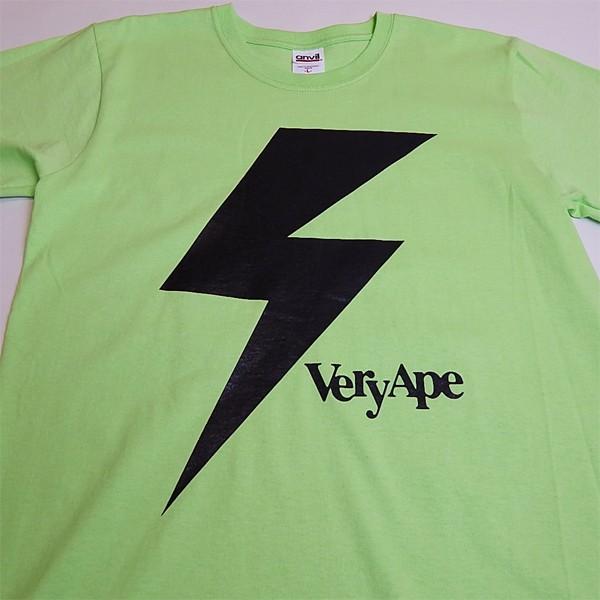 Very Ape（ヴェリーエイプ）：「カミナリBOY」Tシャツ/キーライム/メンズ＆レディース（キッズ）【ファッション バンド Tシャツ】 | anvil | 01