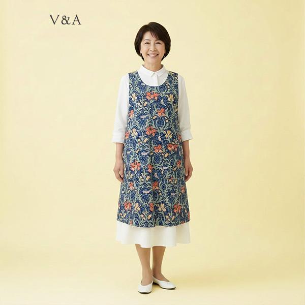 エプロン プレゼント ブランド V＆A おしゃれ 袖なし割烹着