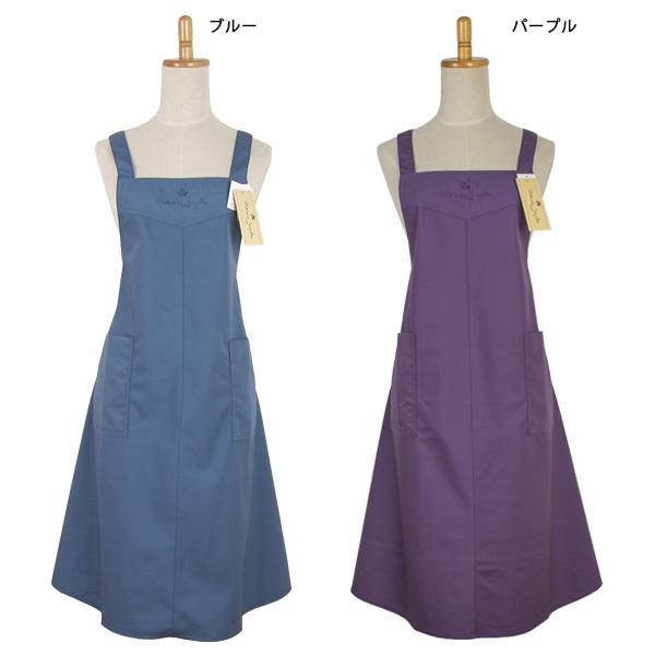 エプロン おしゃれ プレゼント 無地 フレアー ウェザーソフロン MZM