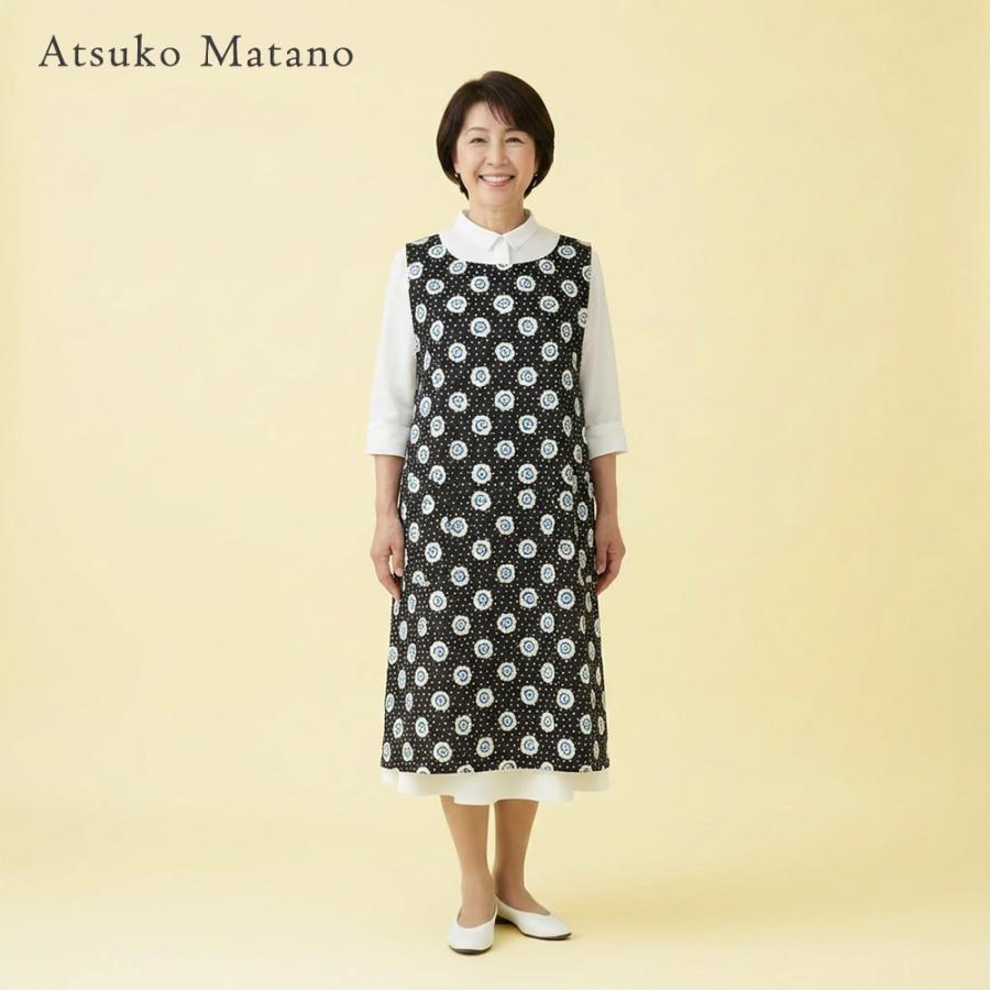 専用になりました同梱　新品未使用　マタノアツコ　エプロン　チュニック　黒 Atsuko Matano（アツコマタノ） 母の日 エプロン マタノアツコ