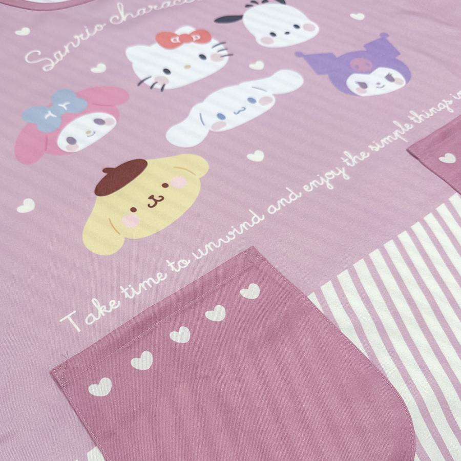 sanrio（サンリオ） エプロン 大きいサイズ 保育士 サンリオMIX