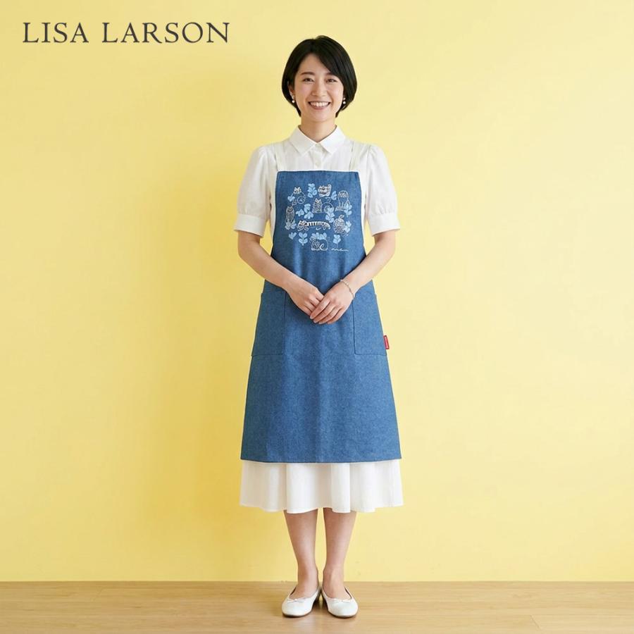 Lisa Larson（リサラーソン） エプロン 高級 クリスマス おしゃれ H型