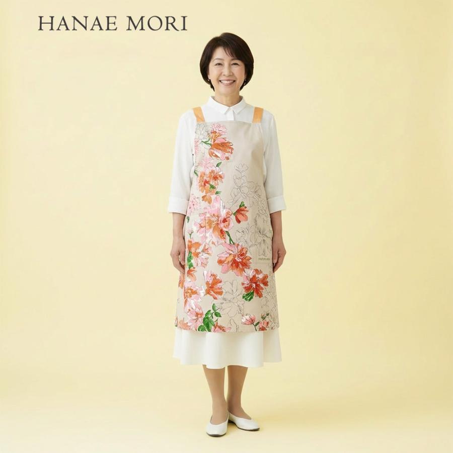 HANAE MORI（ハナエモリ） 母の日 エプロン 森英恵 おしゃれ クロス型