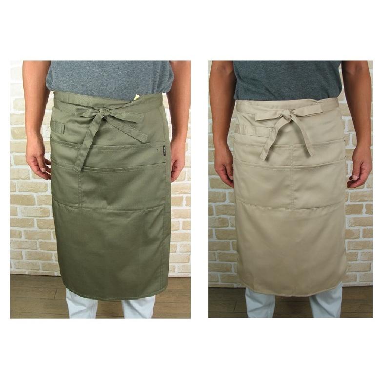 枚数限定特別価格】エプロン 男女兼用 おしゃれ 前掛け ロング 前結び