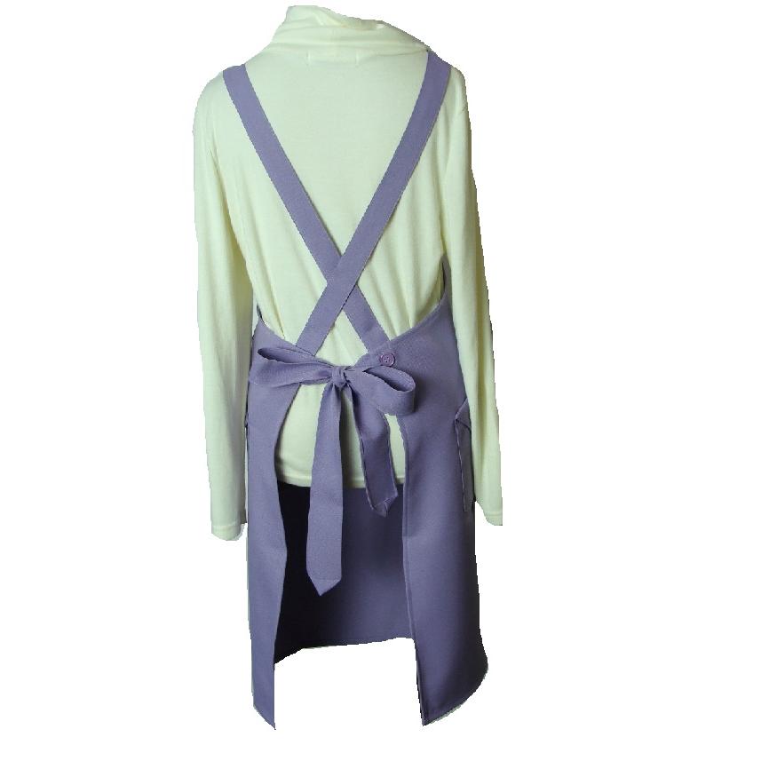 ☆ワンダフルワールド  こけし　エプロン　紫系 ☆ワンダフルワールド こけしエプロン紫系