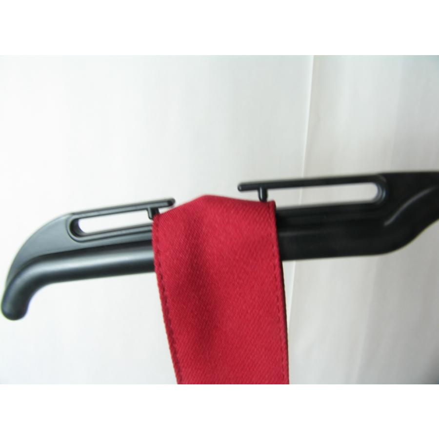 ハンガー 黒・グレー色 プラスチック製 くぼみあり 滑り止め 10本