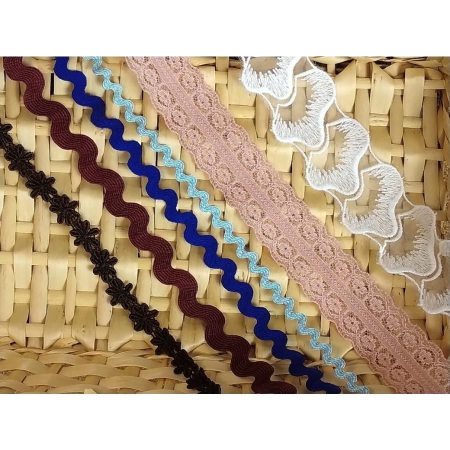 レース 3種類入り 詰め合わせ 5mカット 手芸 裁縫 手作り 
