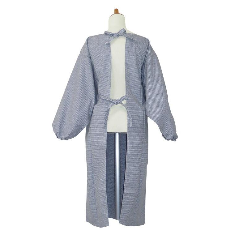 通常価格：29,700円 新品未使用品 会津木綿 割烹着 新品未使用品 会津