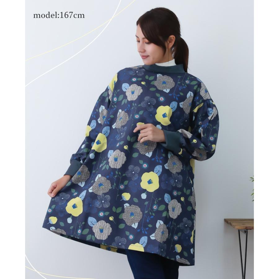 Apron Story（エプロンストーリー） 花柄ワンピースエプロン 日本製