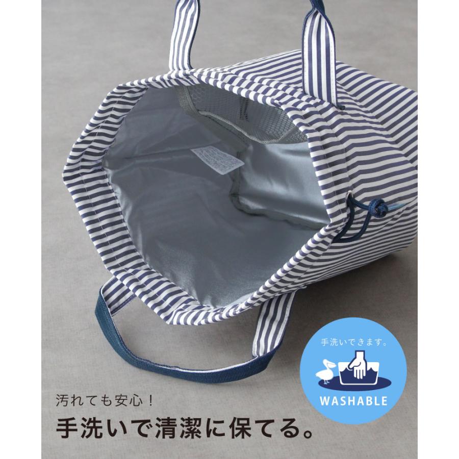 保冷＆保温 巾着型ランチバッグ おしゃれ かわいい チェック