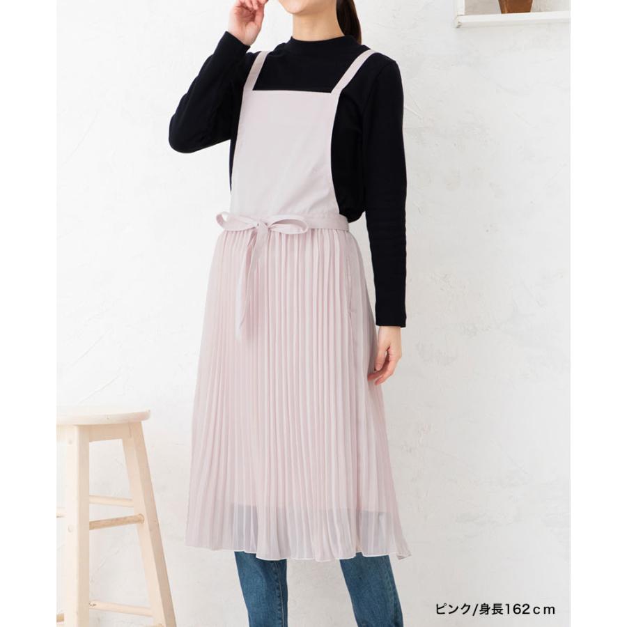 Apron Story（エプロンストーリー） プリーツクロスエプロン 【日本製