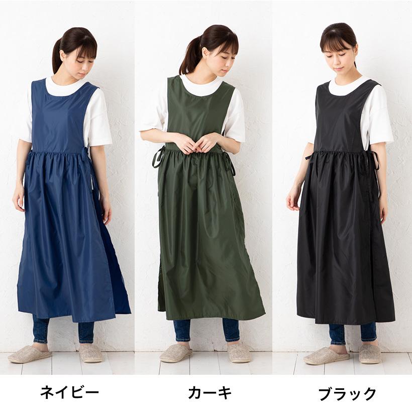 Apron Story サイドリボンギャザーエプロン 日本製 超軽量 撥水 Apron Story サイドリボンギャザーエプロン 日本製 超軽量 撥水