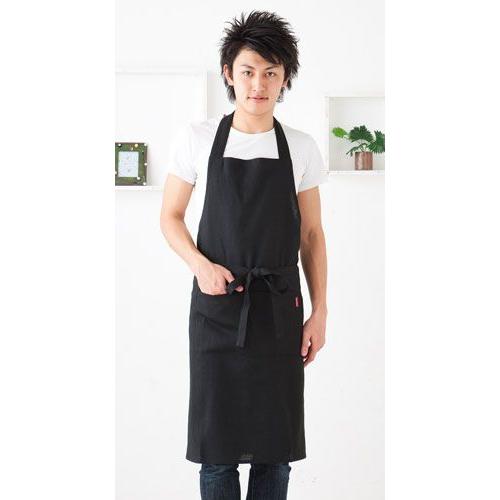 Linen Tales シェフエプロン ブラック Linen Tales シェフエプロン ブラック